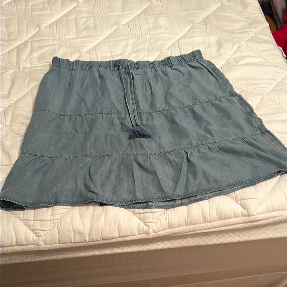 Women's Blue Denim Skirt